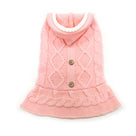 Cable Hoodie Sweater Dress DogoPet.com Cable Hoodie Sweater Dress DogoPet.com